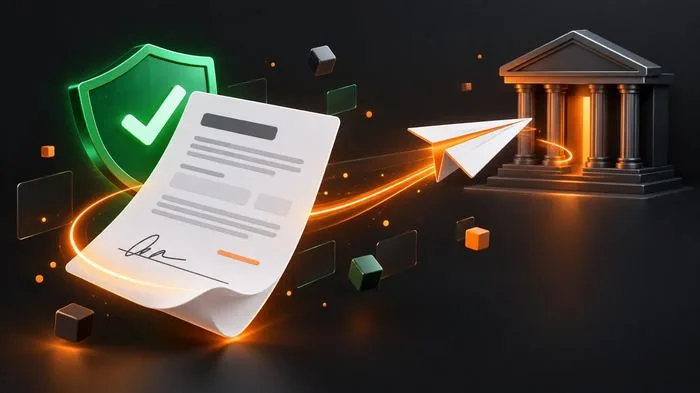 Documento sendo encaminhado à Justiça
