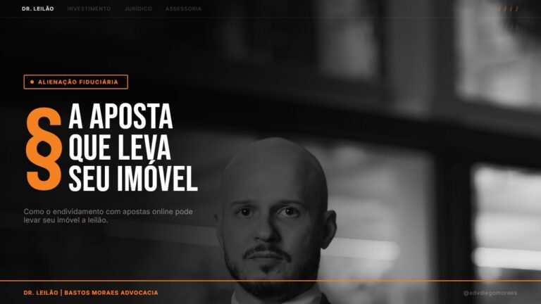 Bets e endividamento: quando as apostas online colocam seu imóvel em risco de leilão